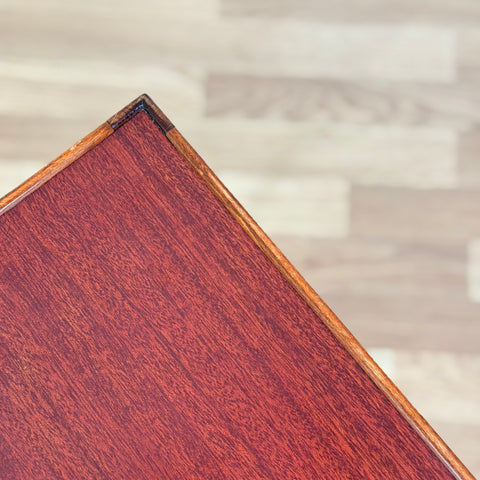 Swedish side table in mahogany