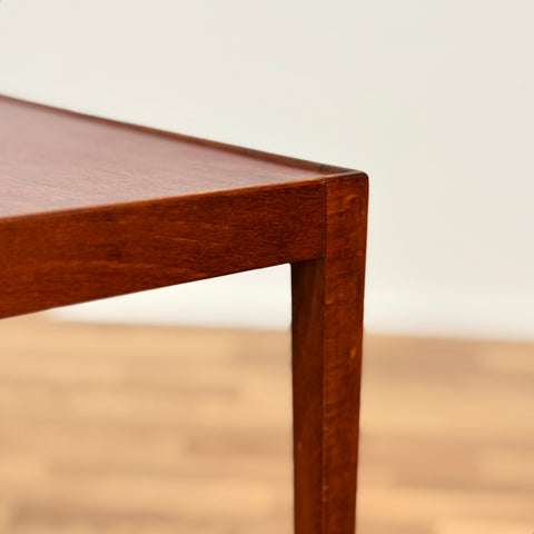 Swedish side table in mahogany
