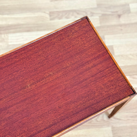 Swedish side table in mahogany