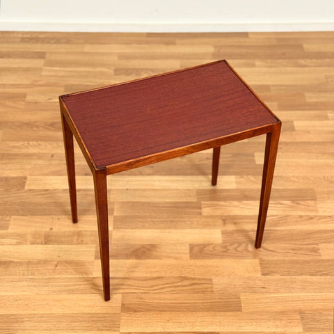 Swedish side table in mahogany