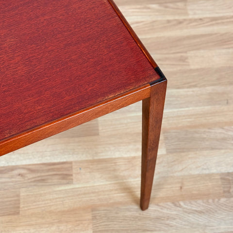 Swedish side table in mahogany