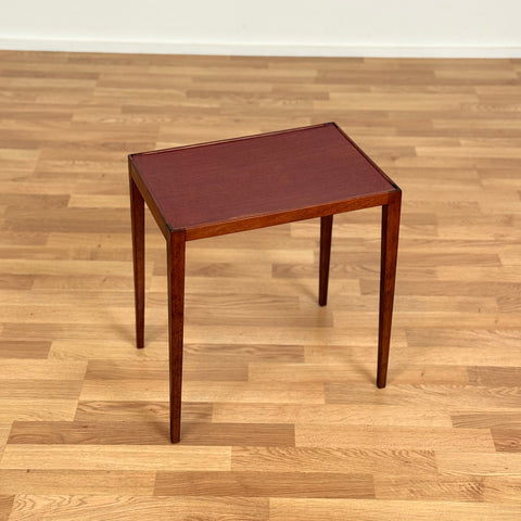 Swedish side table in mahogany