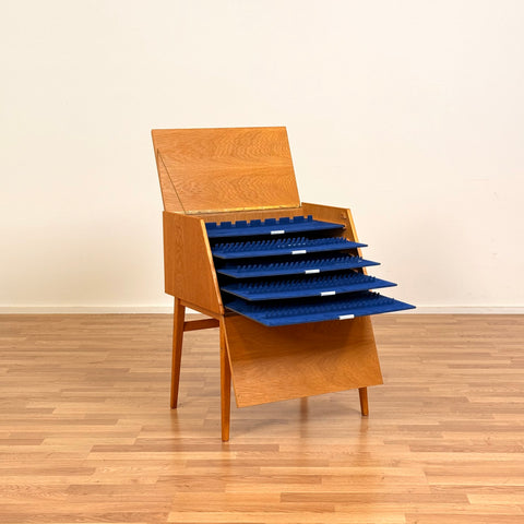 Swedish side table in oak by Stig Bolaget