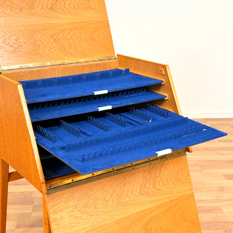 Swedish side table in oak by Stig Bolaget