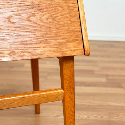 Swedish side table in oak by Stig Bolaget