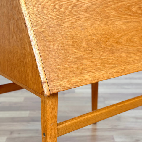 Swedish side table in oak by Stig Bolaget