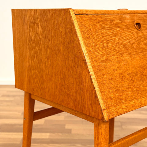 Swedish side table in oak by Stig Bolaget