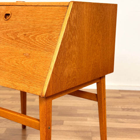 Swedish side table in oak by Stig Bolaget