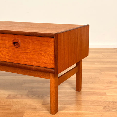 Swedish side table in teak