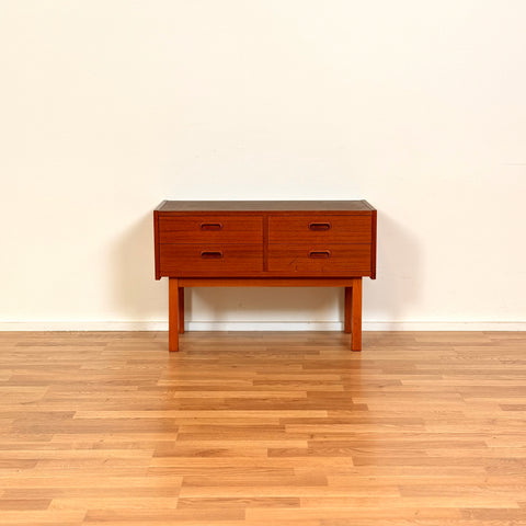 Swedish side table in teak