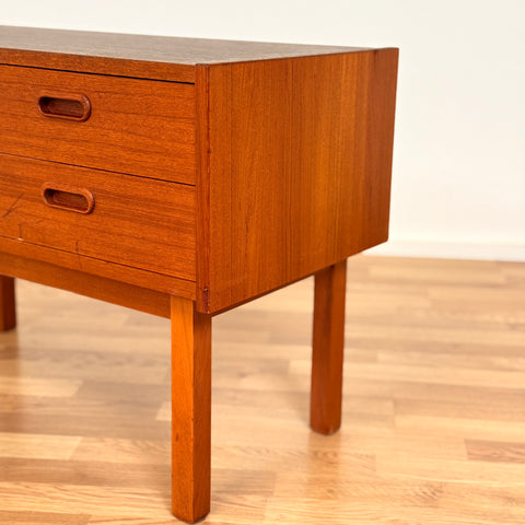Swedish side table in teak
