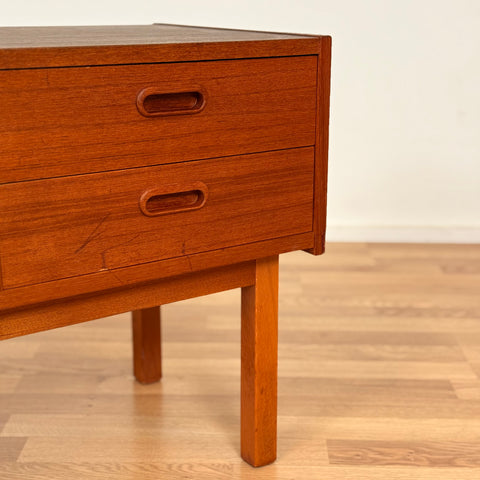 Swedish side table in teak