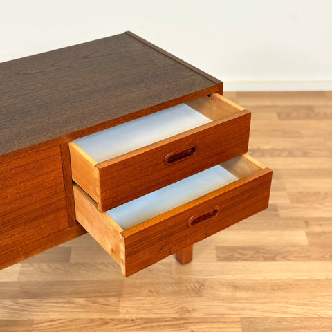 Swedish side table in teak
