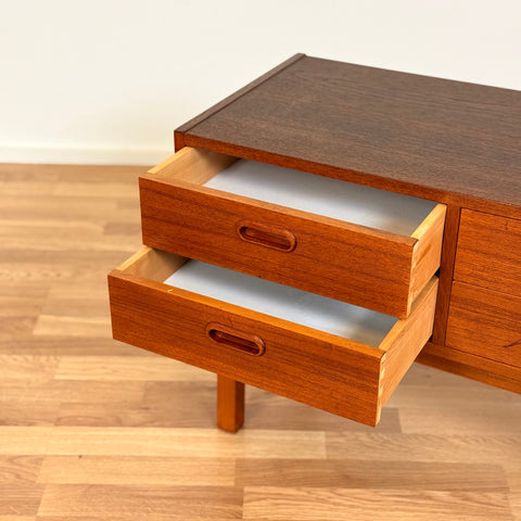 Swedish side table in teak