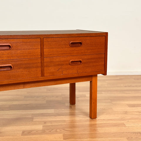 Swedish side table in teak