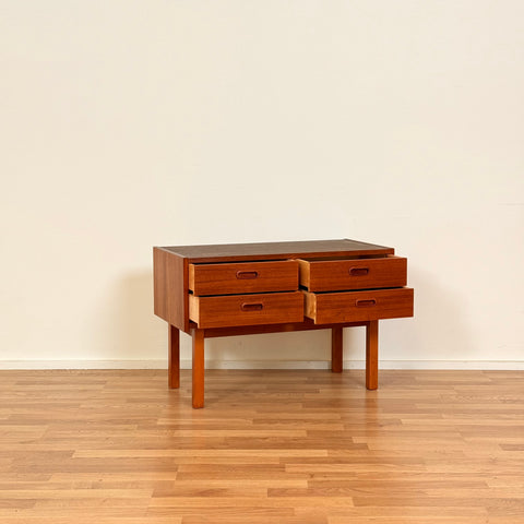Swedish side table in teak