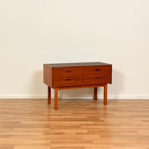 Swedish side table in teak