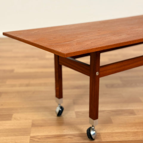 Swedish small coffee table in teak