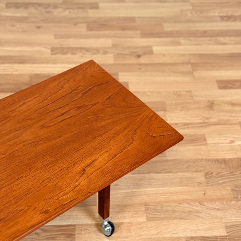 Swedish small coffee table in teak
