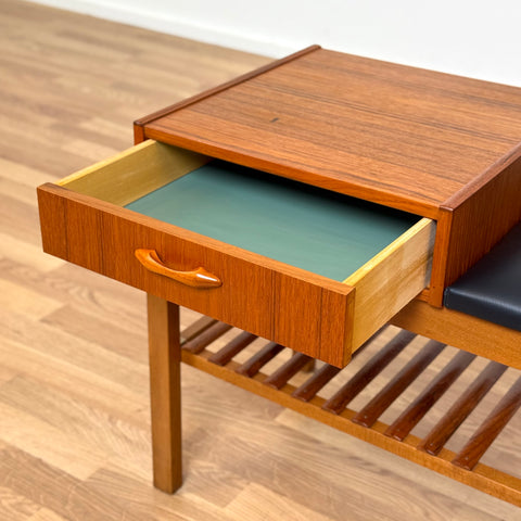Telephone bench in teak, 1950s-60s, Denmark - Beyo Vintage
