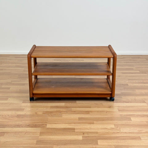 Trolley in solid teak wood, 1970s, Denmark - Beyo Vintage