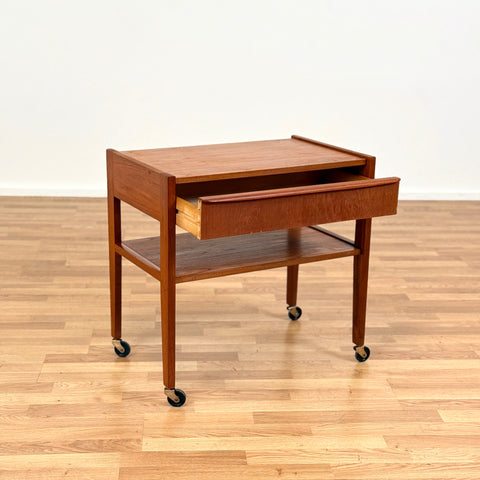 Trolley in teak by Sika møbler, 1950s-60s, Denmark - Beyo Vintage