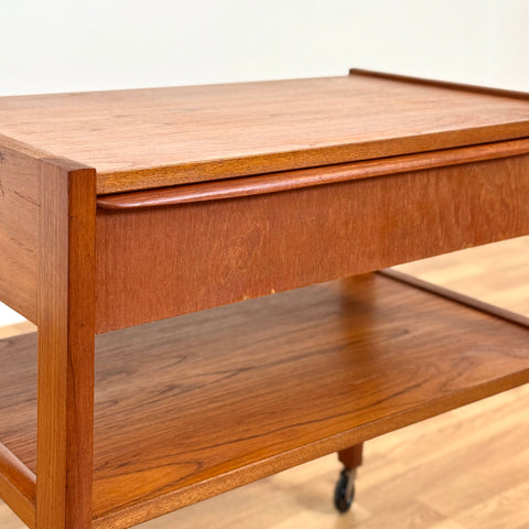 Trolley in teak by Sika møbler, 1950s-60s, Denmark - Beyo Vintage
