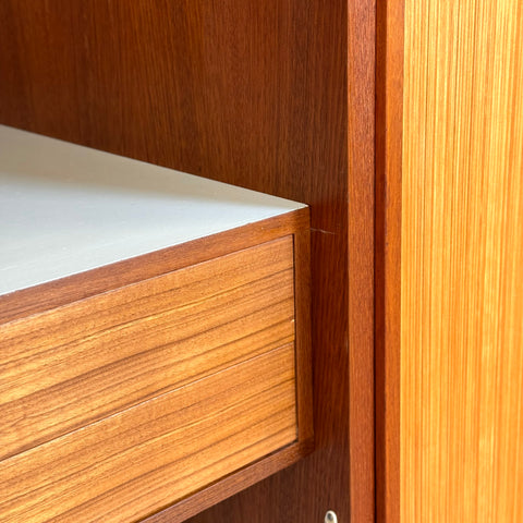 Unique large wardrobe in teak by Omann Jun A/S, 1960s-70s, Denmark - Beyo Vintage