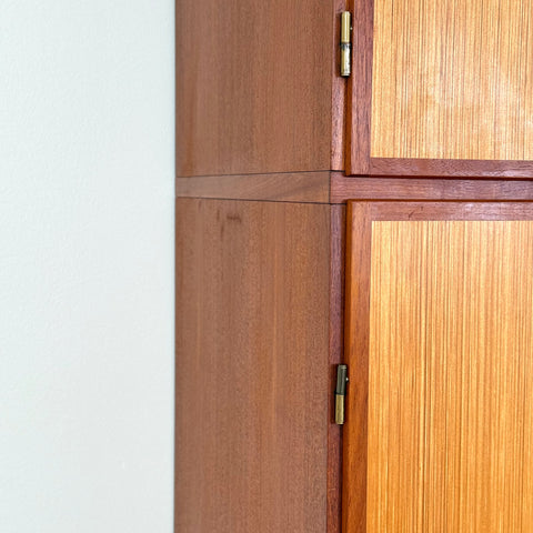 Unique large wardrobe in teak by Omann Jun A/S, 1960s-70s, Denmark - Beyo Vintage