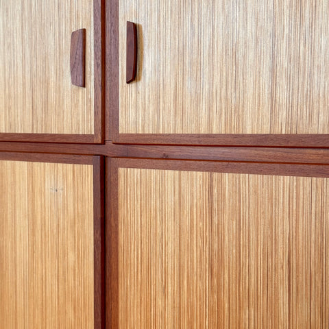 Unique large wardrobe in teak by Omann Jun A/S, 1960s-70s, Denmark - Beyo Vintage