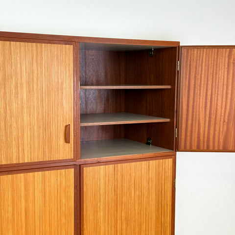 Unique large wardrobe in teak by Omann Jun A/S, 1960s-70s, Denmark - Beyo Vintage