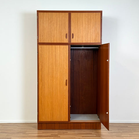 Unique large wardrobe in teak by Omann Jun A/S, 1960s-70s, Denmark - Beyo Vintage