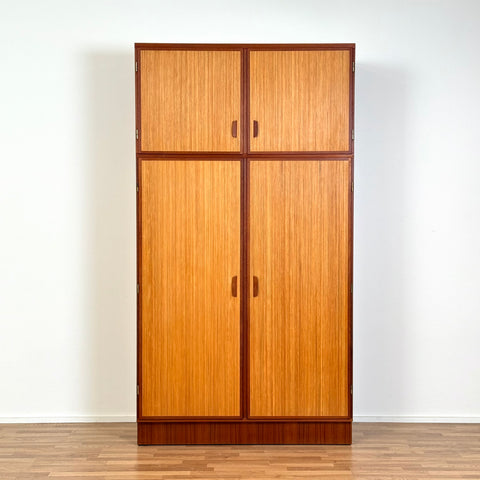 Unique large wardrobe in teak by Omann Jun A/S, 1960s-70s, Denmark - Beyo Vintage