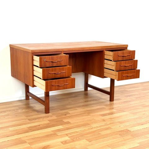 Writing desk in teak, 1950s-60s, Denmark - Beyo Vintage