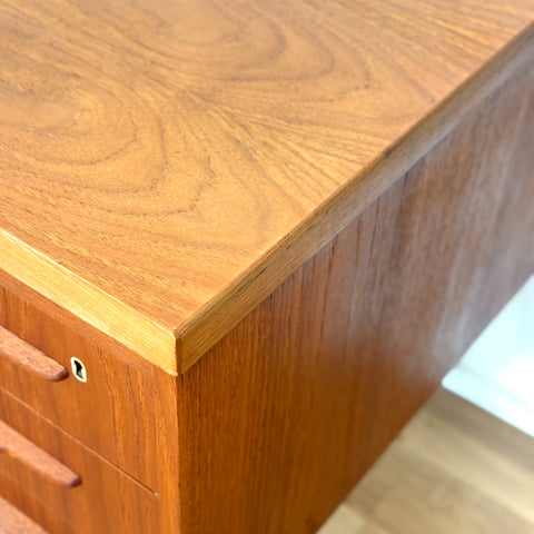 Writing desk in teak, 1950s-60s, Denmark - Beyo Vintage