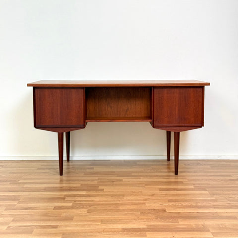 Writing desk in teak, 1950s-60s, Denmark - Beyo Vintage