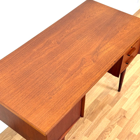 Writing desk in teak, 1950s-60s, Denmark - Beyo Vintage