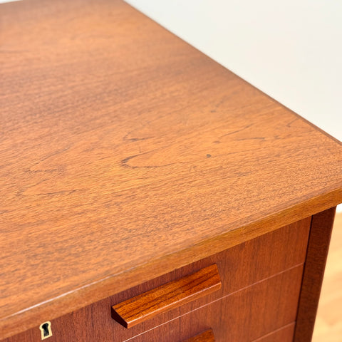 Writing desk in teak, 1950s-60s, Denmark - Beyo Vintage