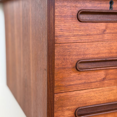Writing desk in teak, 1950s-60s, Denmark - Beyo Vintage