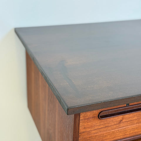 Writing desk in teak, 1950s-60s, Denmark - Beyo Vintage