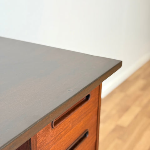 Writing desk in teak, 1950s-60s, Denmark - Beyo Vintage