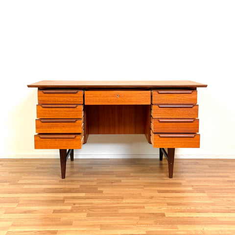 Writing desk in teak, 1950s-60s, Denmark - Beyo Vintage