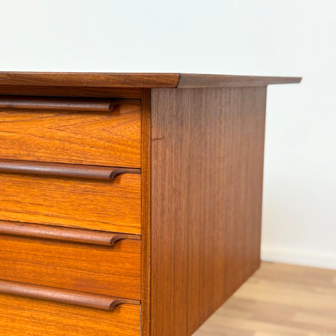 Writing desk in teak, 1950s-60s, Denmark - Beyo Vintage