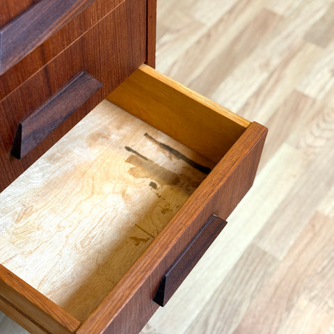 Writing desk in teak, 1950s-60s, Denmark - Beyo Vintage