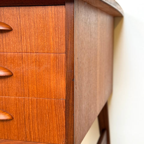 Writing desk in teak by Svend Å. Madsen, 1950s-60s, Denmark - Beyo Vintage