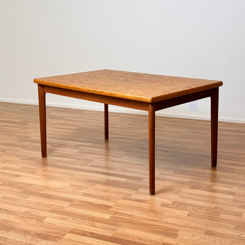 Dining table in oak & teak, 1950s-60s, Denmark - Beyo Vintage