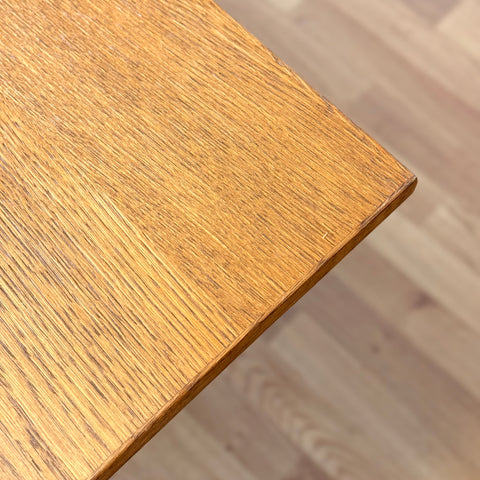 Dining table in oak & teak, 1950s-60s, Denmark - Beyo Vintage