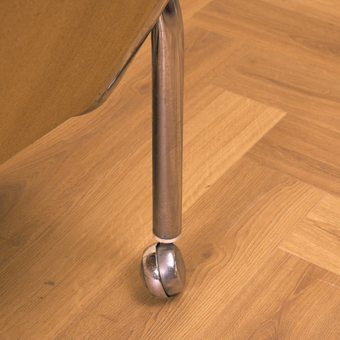 Swedish chrome armchair in chrome, model 'Rollo 2' by Karl-Olof Westberg for AB Boremöbler in Tibro