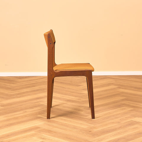 Danish set of 6 dining chairs by Erik Buch for Nova Stolefabrik