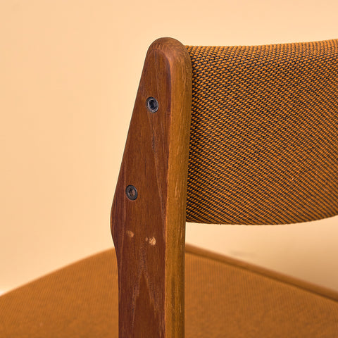 Danish set of 6 dining chairs by Erik Buch for Nova Stolefabrik